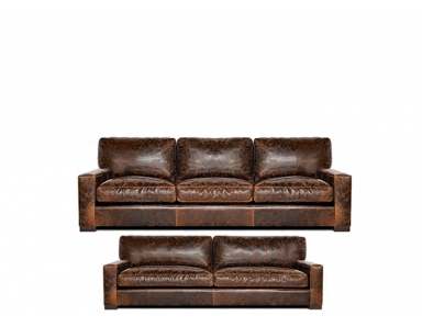 Napa Oversized Seating Leather Sofa or Set